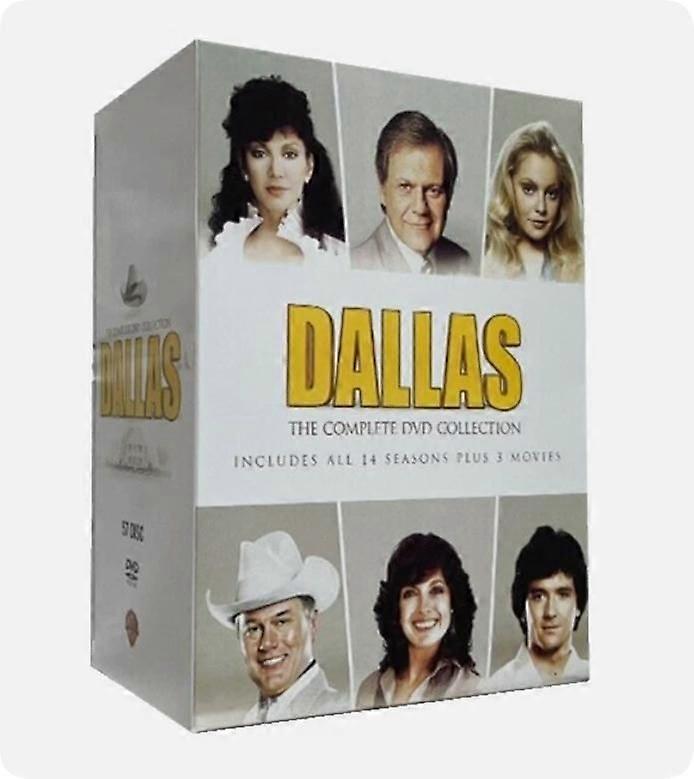 Ντάλας: Η πλήρης τηλεοπτική σειρά Season 1-14+3 Movie (DVD 57-Disc Set) αγγλική έκδοση