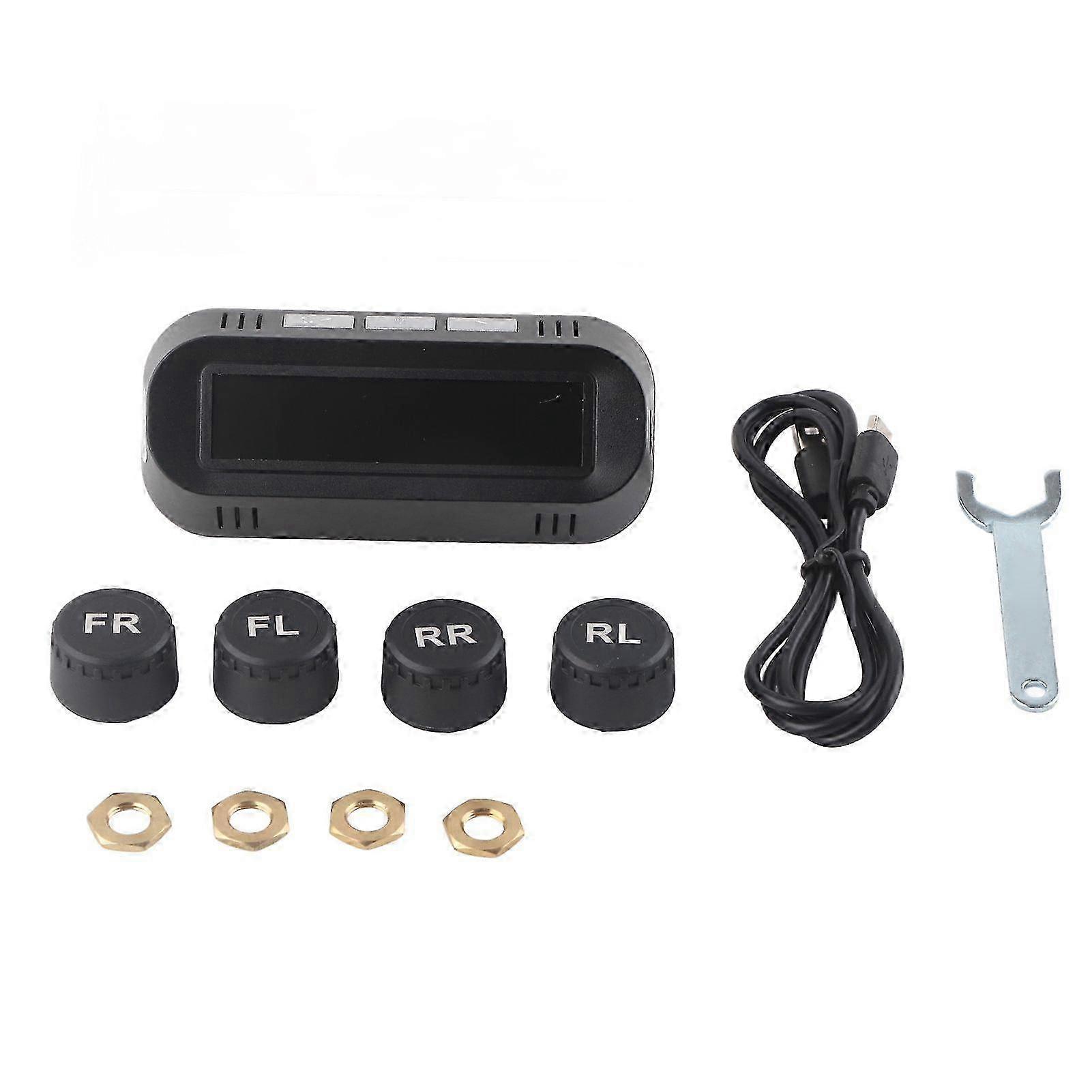 2025 External tyre pressure monitoring system solar TPMS sensor for cars SUVs