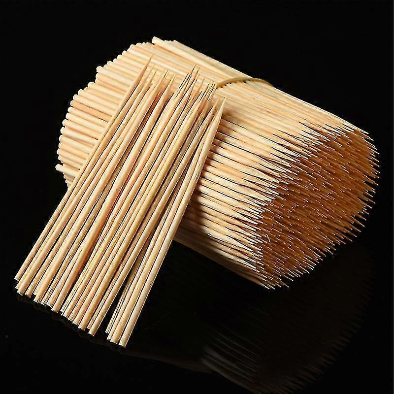 Wooden Toothpick Sturdy Double Sided for Tooth Picking Party Buffet Dim Sum Appetizer Barbecue Disposable 10cm