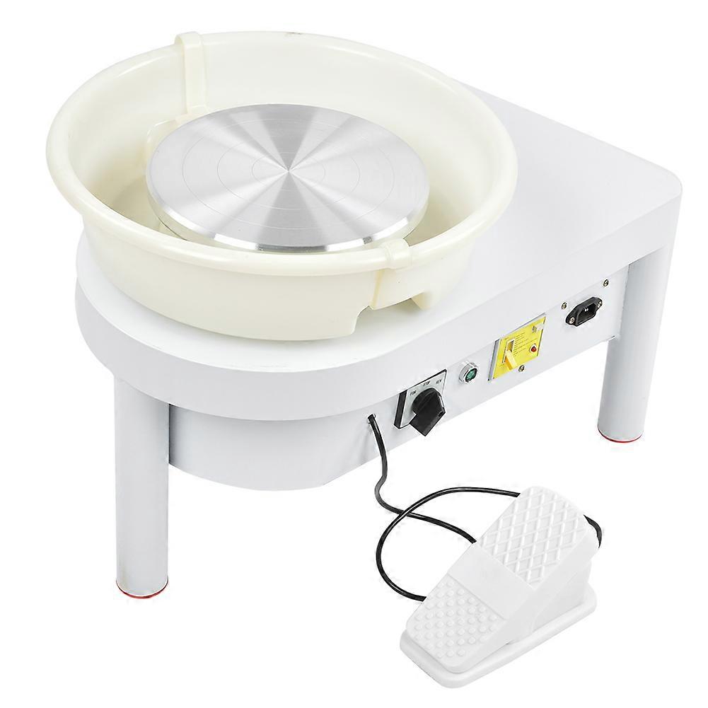 Electric Pottery Wheel Machine 350W 25CM Variable Speed CW/CCW
