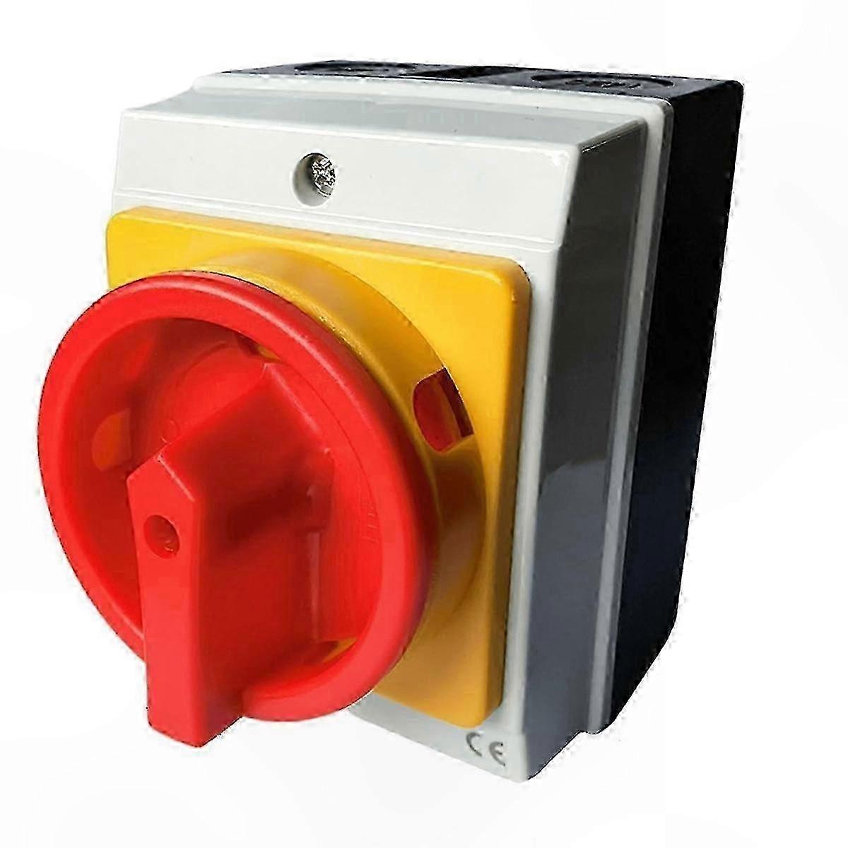 4-Pin Rotary Switch Main Circuit Breaker 25A Power Control Solution
