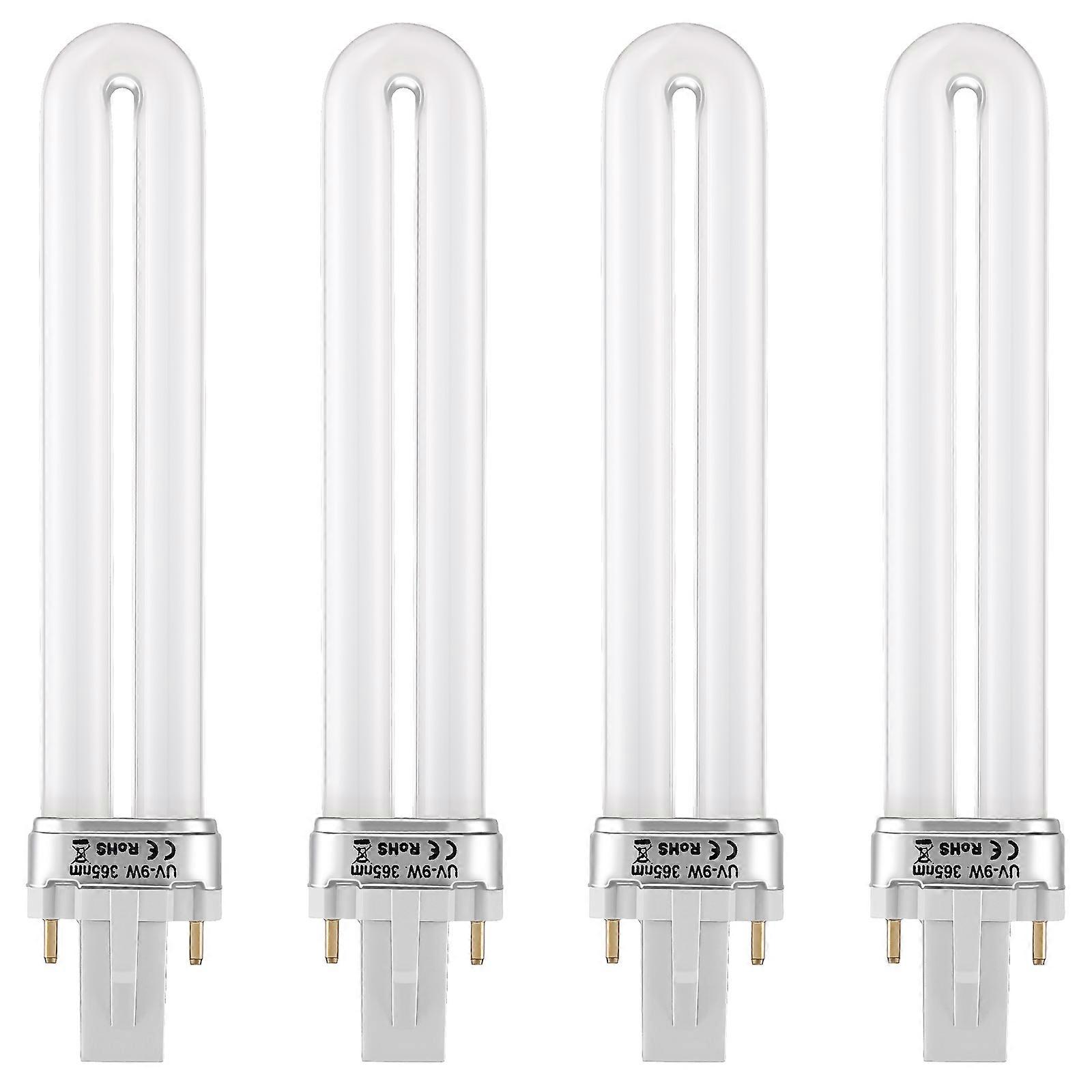 Uv Lamp Tubes for Nails Replacement 4Pcs Nail Dryer Light Bulbs