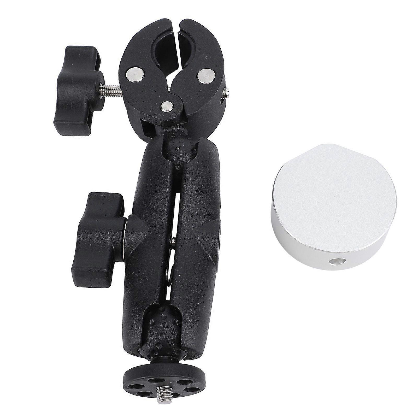 Rectangular Satellite Mount RV Ladder Roof Rack Adjustable Angle Clamp Round Pipe Support for Mini ZY-86C