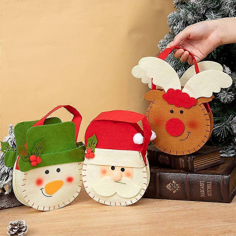 Christmas gift bag new style Christmas gift bag children's candy bag apple bag decoration non-woven handbag