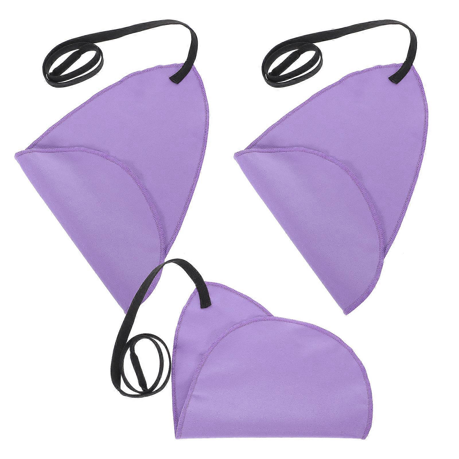 Purple Flute Cleaning Cloth for Care 3Pcs Maintenance Set