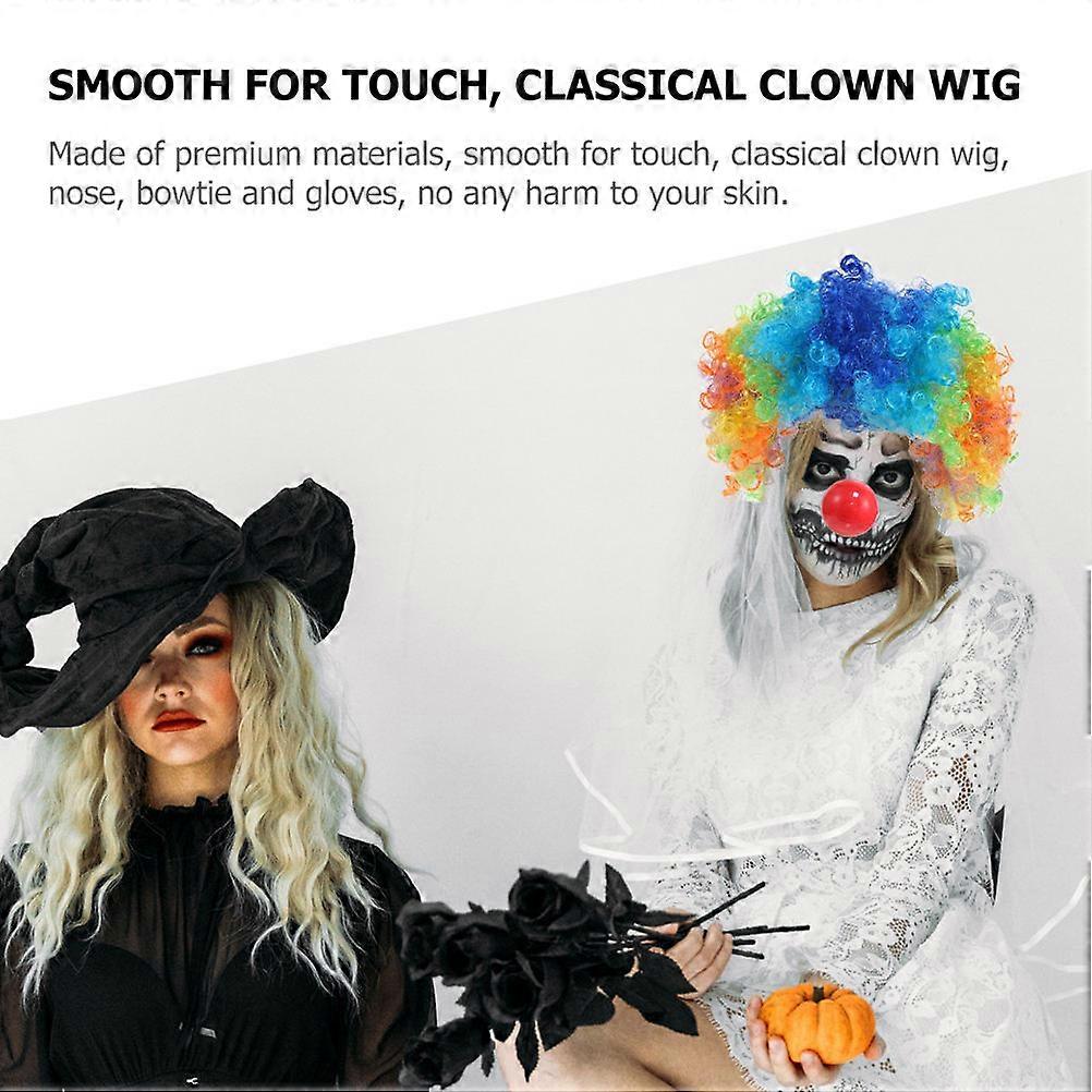 Clown Costume Prop Clown Nose for Pet Use 1Set Assorted Color