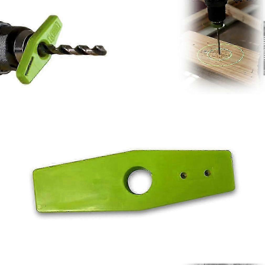 Hole Puncher Drill Guide, Woodworking Center Scriber Line Positioner Tool, Precision Drilling Locator & Alignment Device