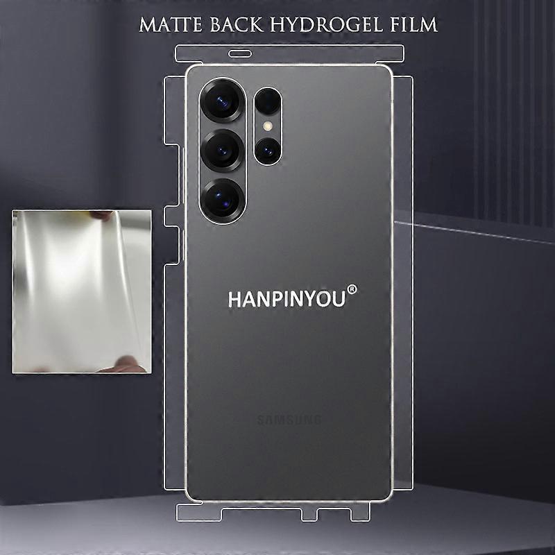 Positioning Wrap Side Edge Back Protector For Samsung Galaxy S25 S24 Plus Ultra Scratch Autorepair Full Screen Hydrogel Film