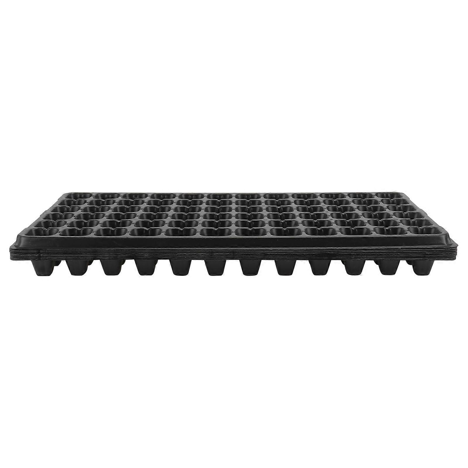 Hydroponic Trays 72 Hole PVC Tray For Seed Sprouting And Storage Of Fruits And Vegetables 10Pcs