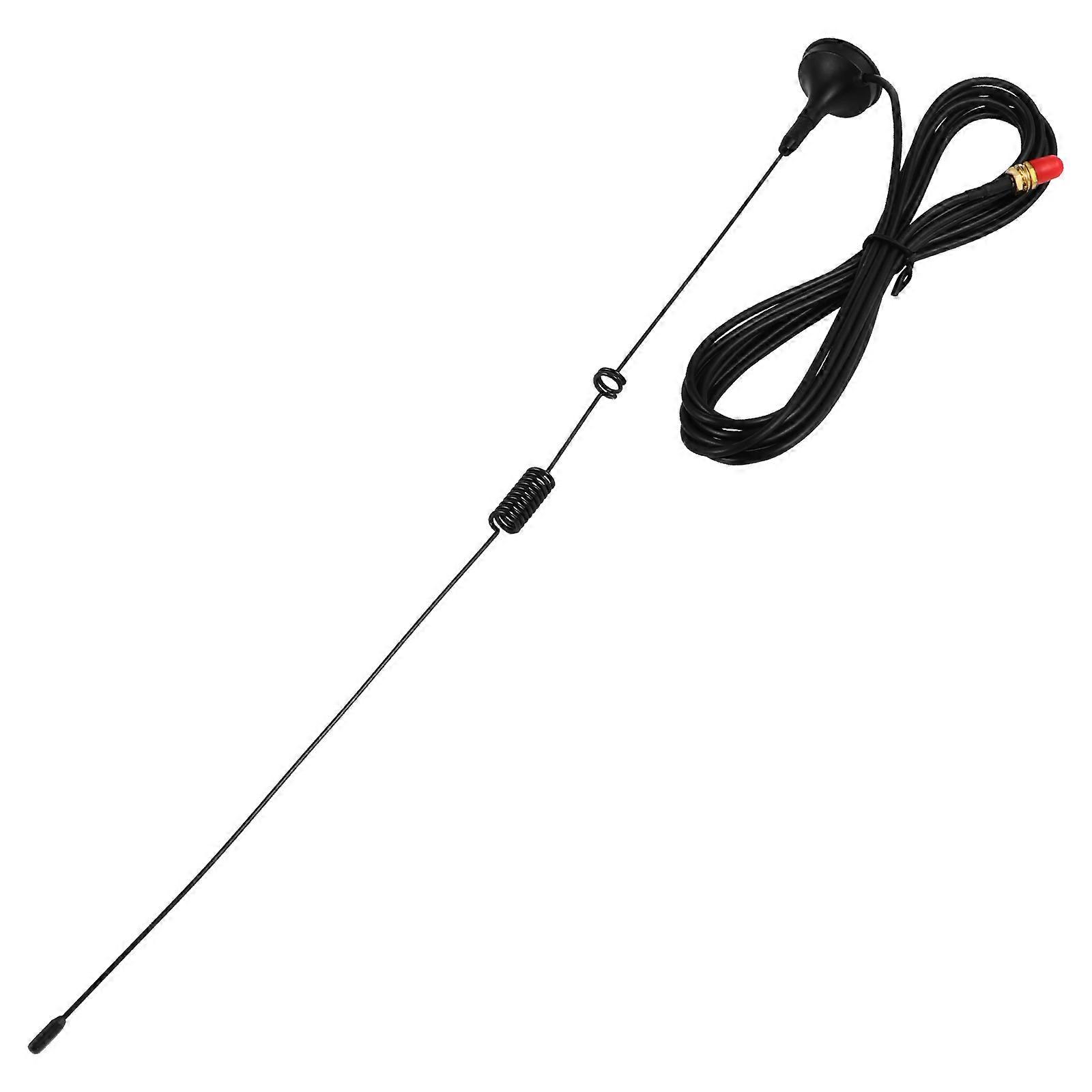 Dual Band Vehicle Mobile Radio Antenna Suction Cup Mount For Amateur Radio Operators Size 42X3X3CM 1 Set