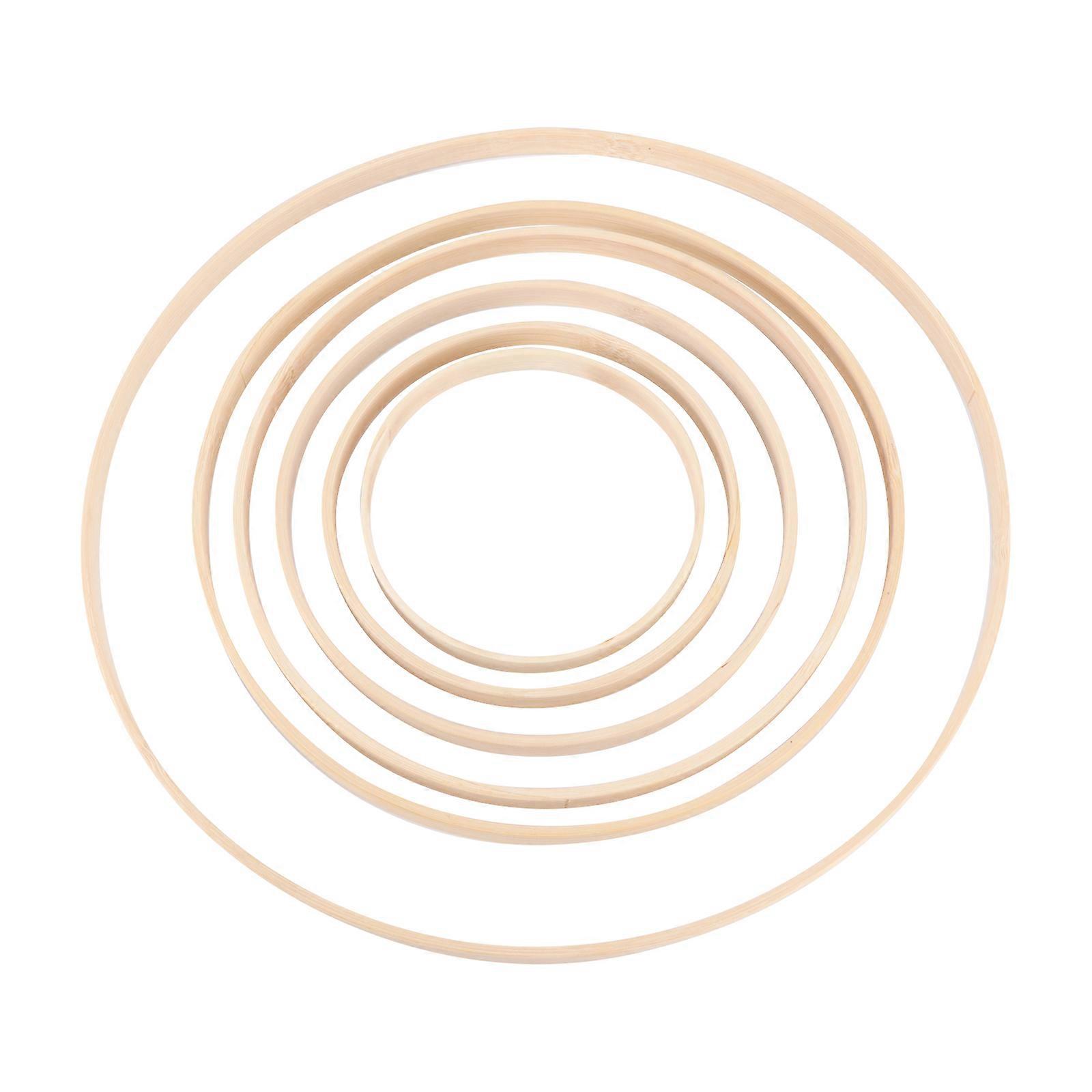 Bamboo Wreath Frame for DIY 6Pcs Bamboo Garland Frame Accessory