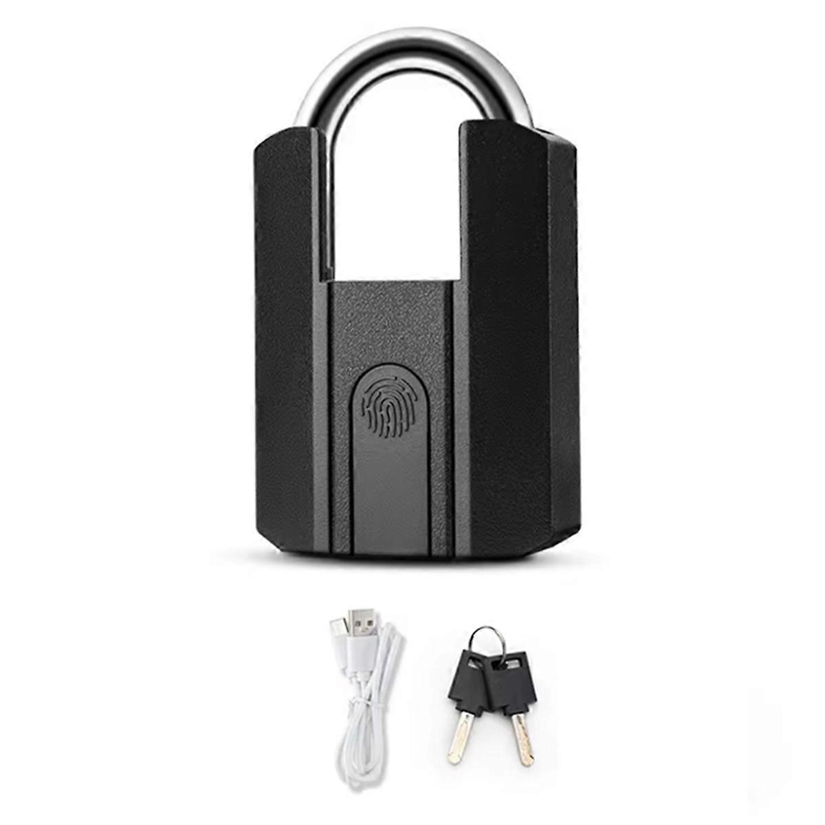 Fingerprint Padlock TTLock BT APP+Program+Fingerprint+ Type-C Rechargeable Keyless Home Electronic