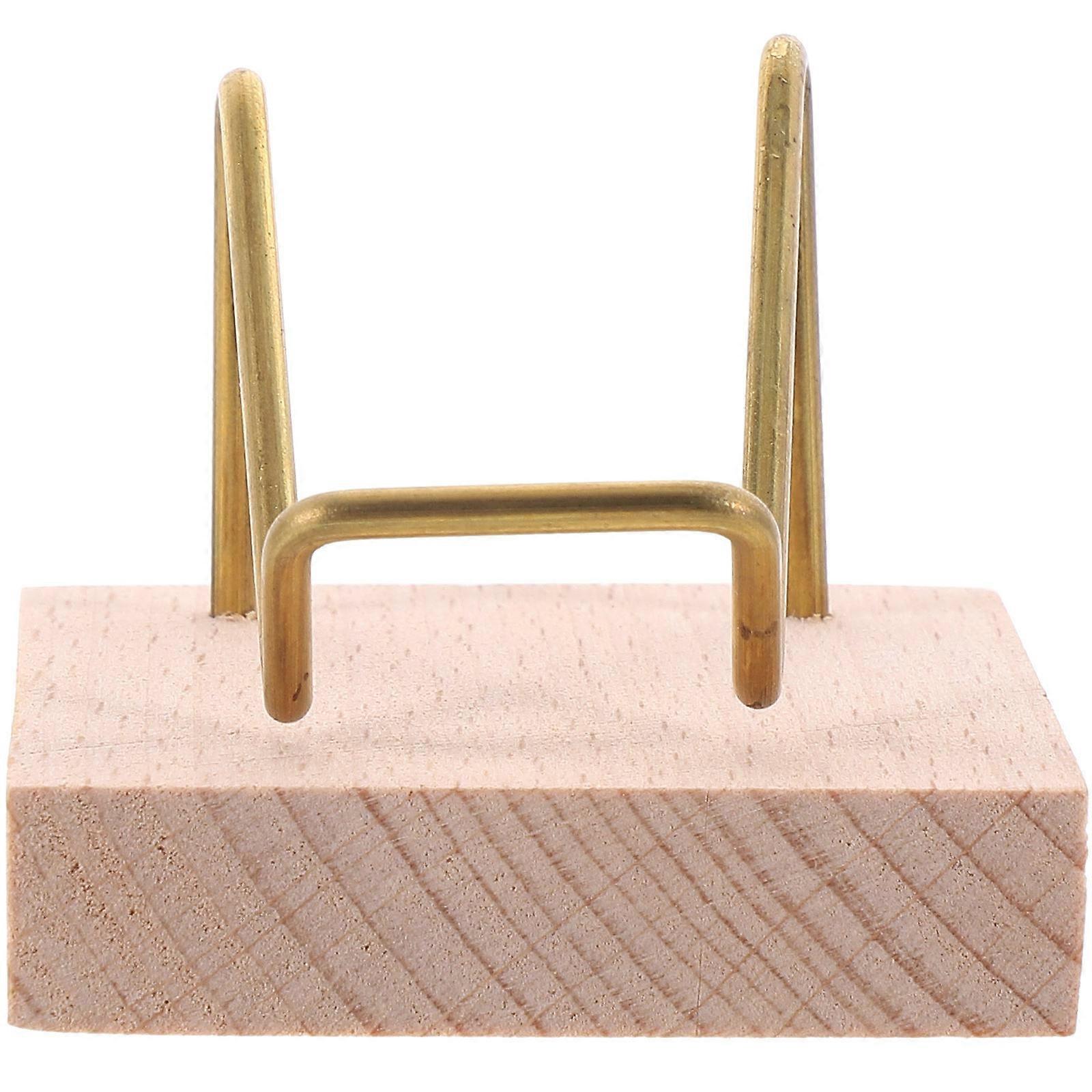Original Stone Crystal Display Stand for Display Wooden Base Holder