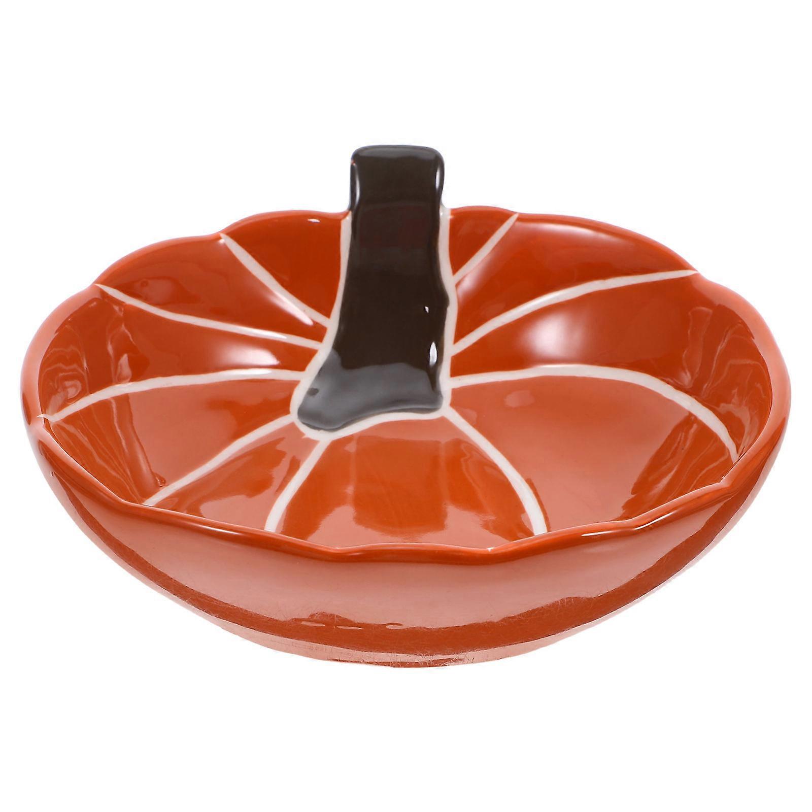 Ceramic Breakfast Plate 1Pcs Yellow for Food Storage with Versatile Usage