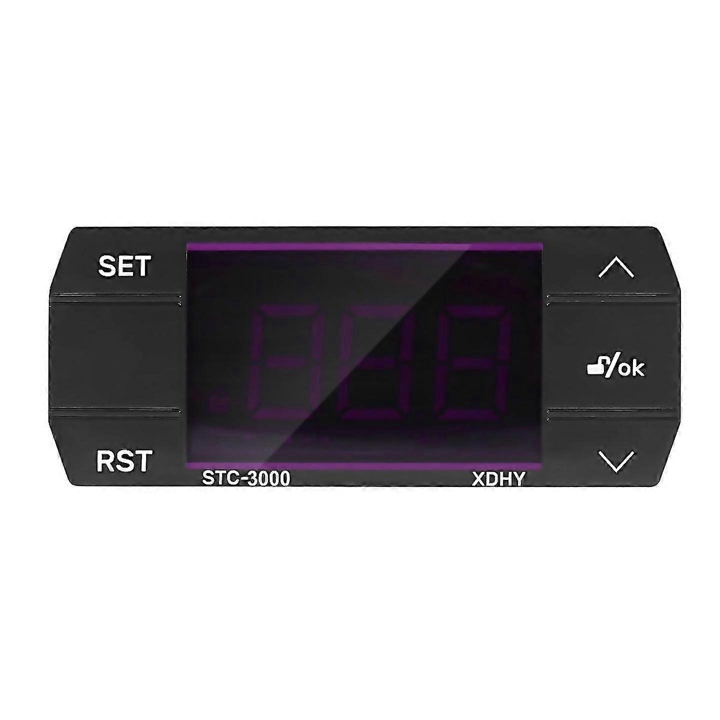 For Stc3000 110v220v 30a Press Digital Temperature Controller Thermostat With Sensor Controlling