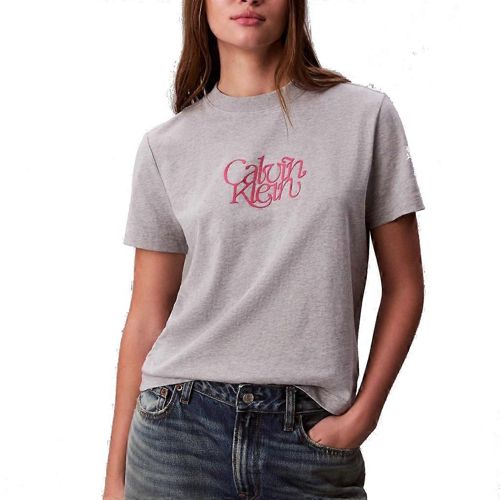Calvin Klein Ss Fitted Script Calvin T-Shirts