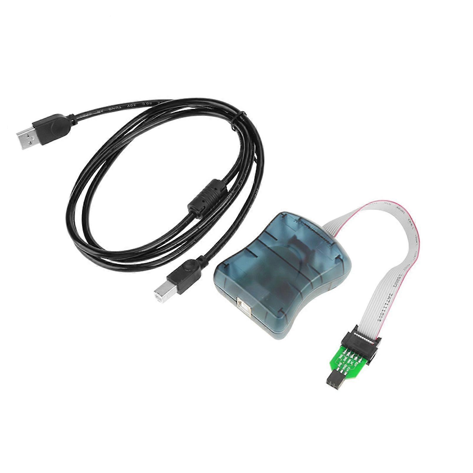 1 σετ AVRISP MkII Downloader συμβατό με τον αρχικό προγραμματιστή υποστηρίζει AVR Studio