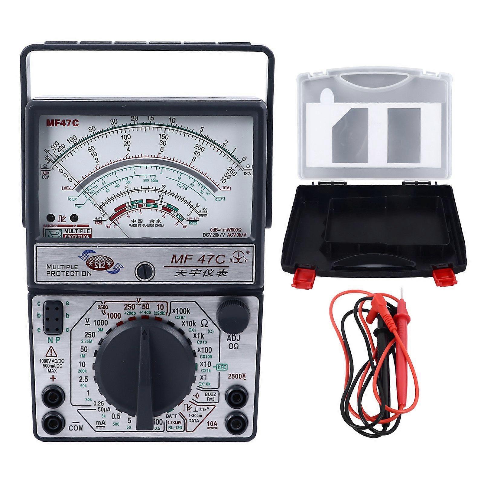 Pointer Type Multimeter High Accuracy Anti Burning Buzzer Analog Pointer Multimeter