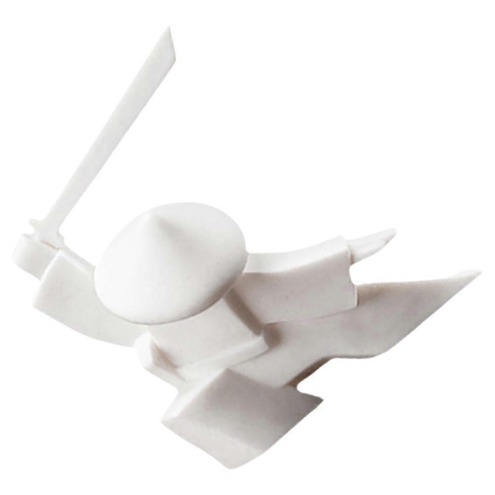 Samurai Incense Holder Ceramic Burner for Decor 2Pcs Ornament