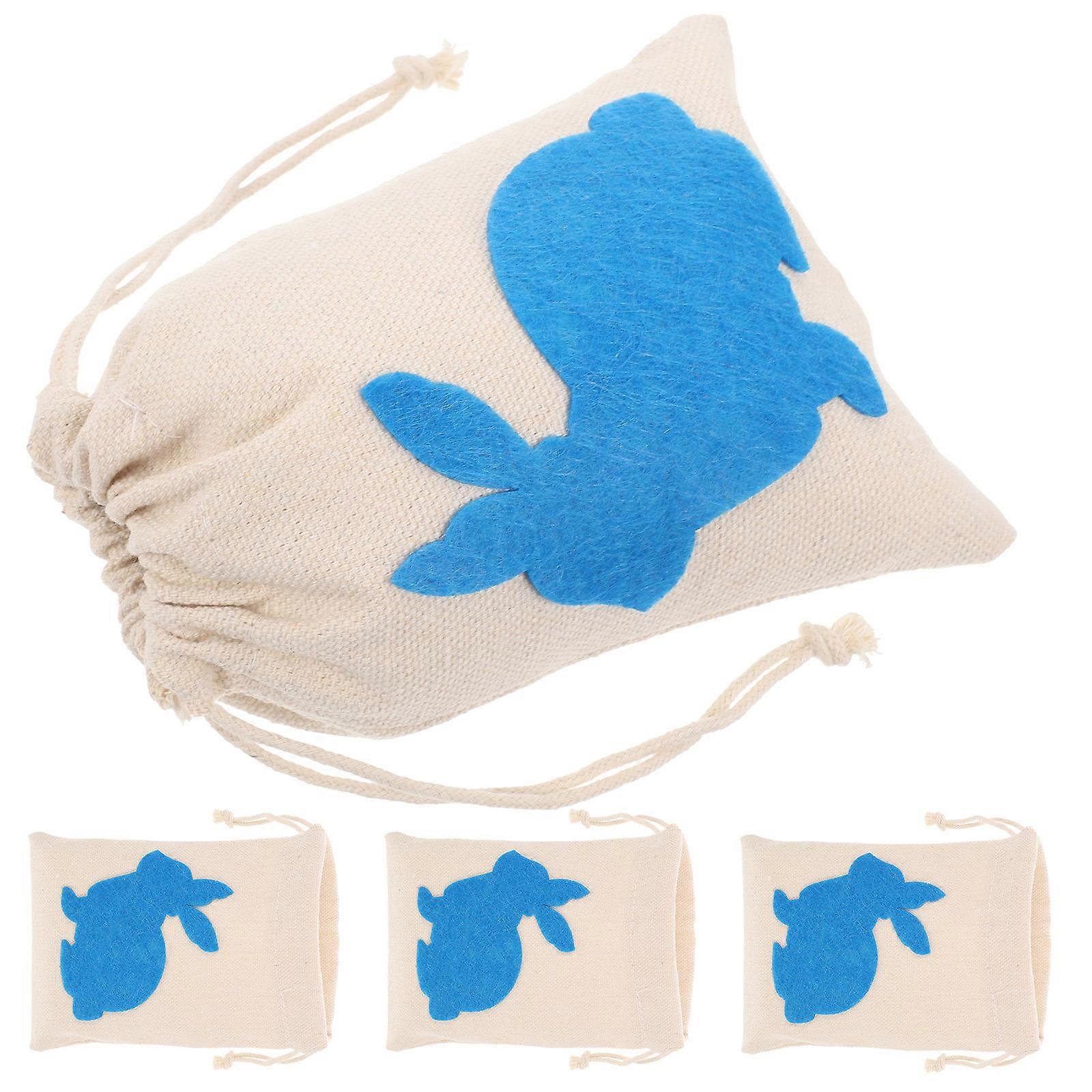 Drawstring Gift Bags Easter Rabbit Candy Pouch for 20Pcs
