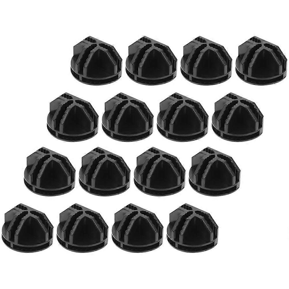 Durable Plastic Cabinet Fixed Buckles for Modular Shelving 80Pcs Pack