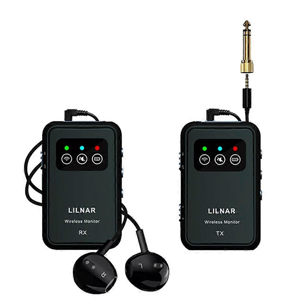Wireless in Ear Monitor System 2.4G Wireless IEM System Transmitter Receiver Support Stereo Mono Singer Studio
