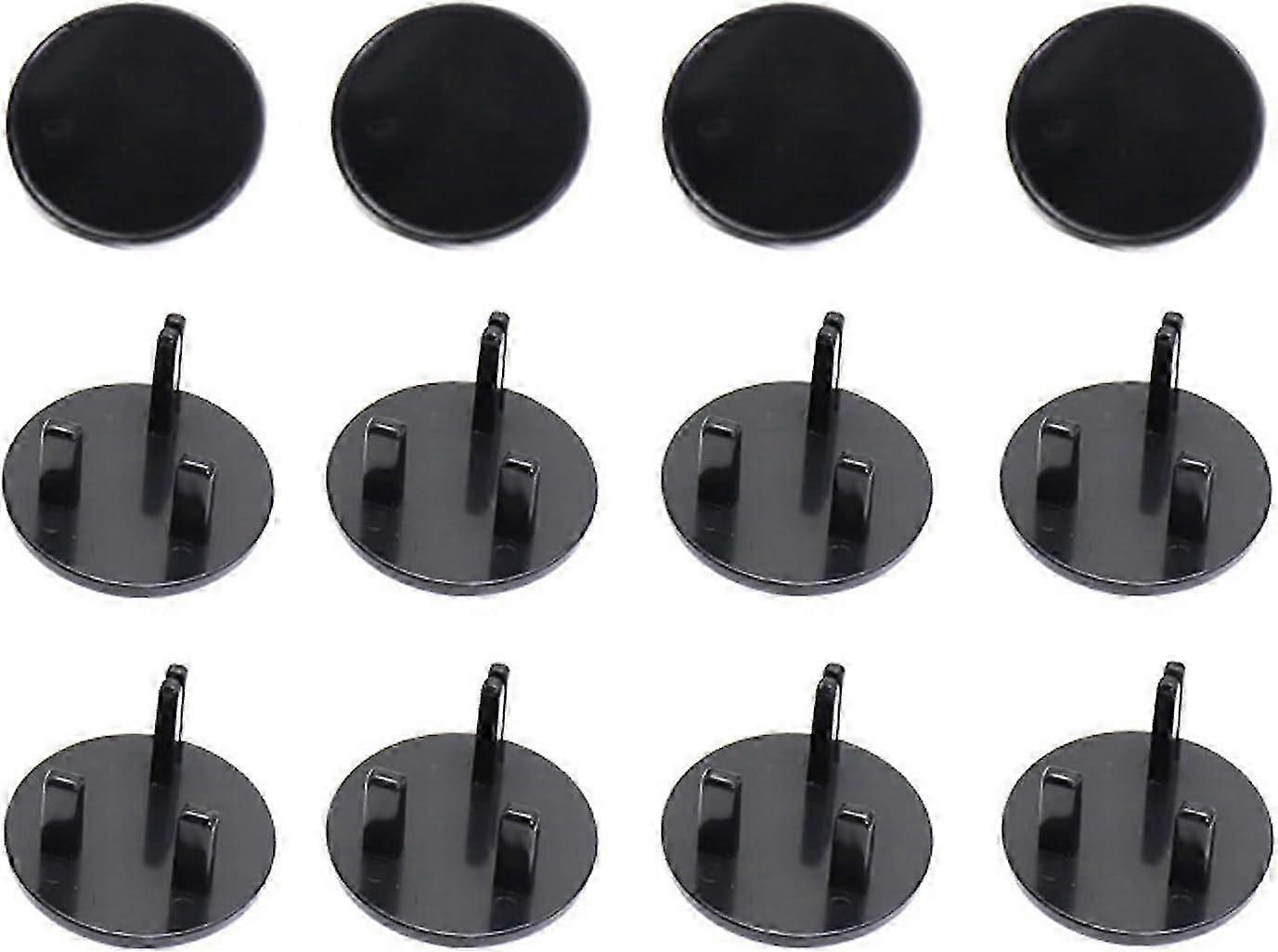 12 Pcs Plug Socket Cover,UK Safety Socket Cover,Power Socket Protector Socket Cap, Black