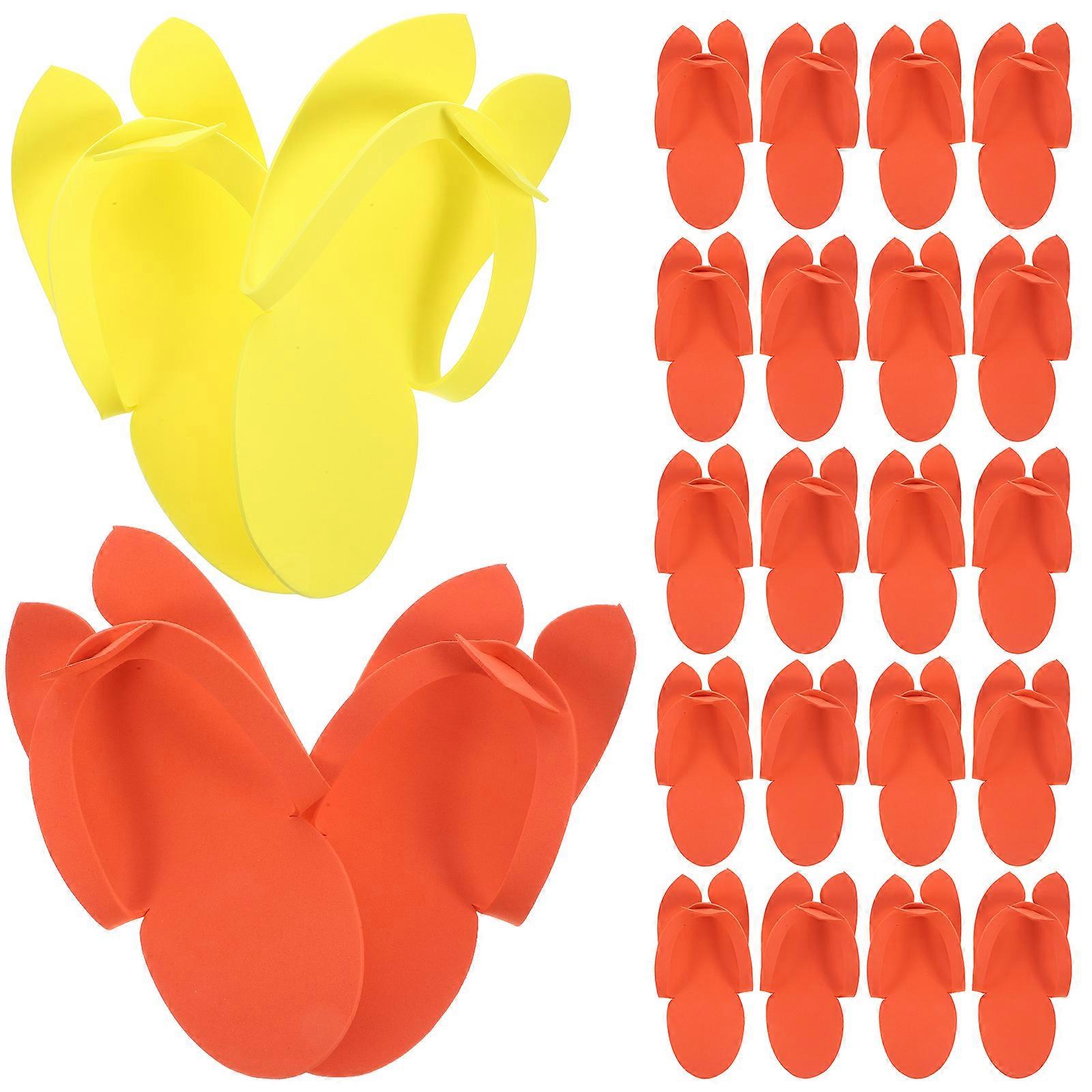 Multi-Function Pedicure Disposable Slippers Eva Foam Flip-Flops 36Pairs