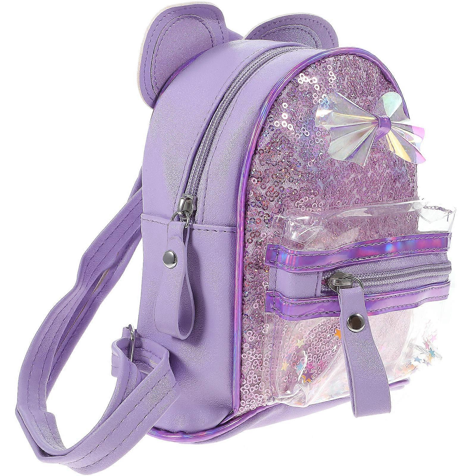 Student Backpack Cat Backpack for Storage 1Pcs Fashion Sequin School Bag