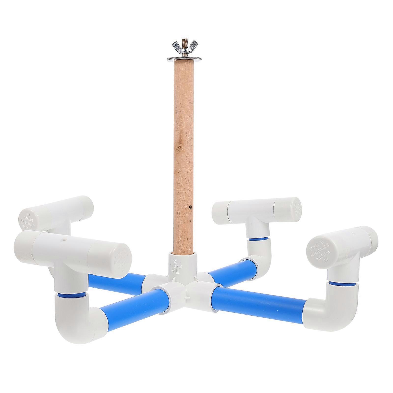 Interactive Bird Plaything Parrots Whirligig Plaything Pet Cage Accessory Assorted Color 30X30X22cm Pet Training 1Set