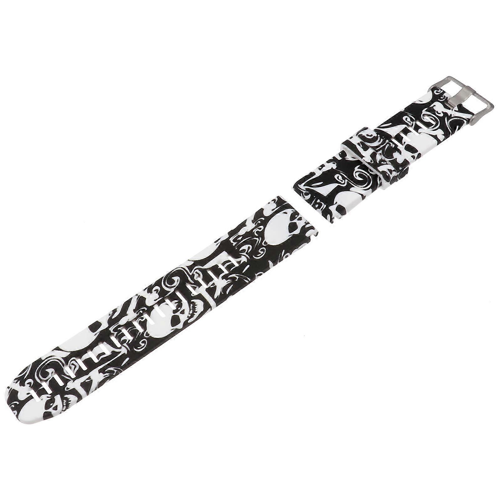 2Pcs Watch Strap Quick Release Silicone Watchband for Compatibility