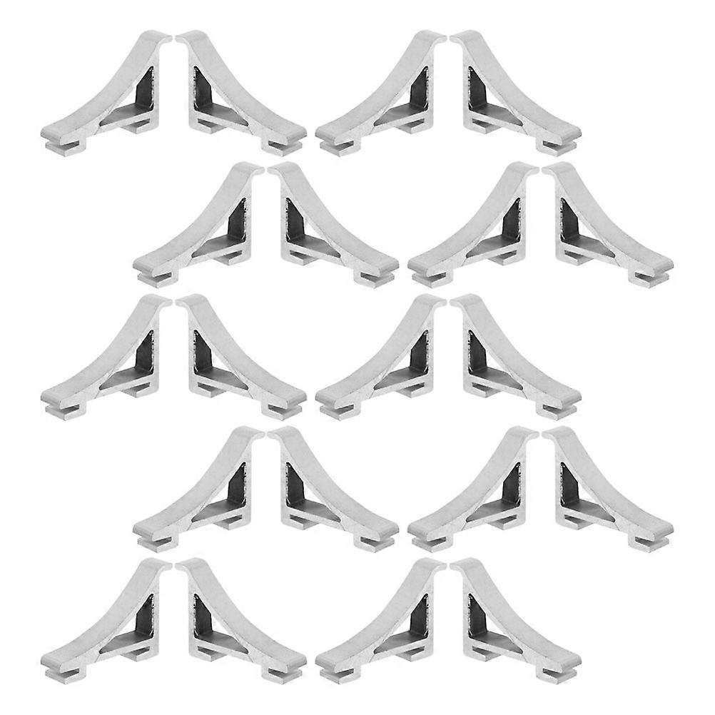 Shelf Support Aluminum Refrigerator Clip for Efficient Storage 80 Pieces