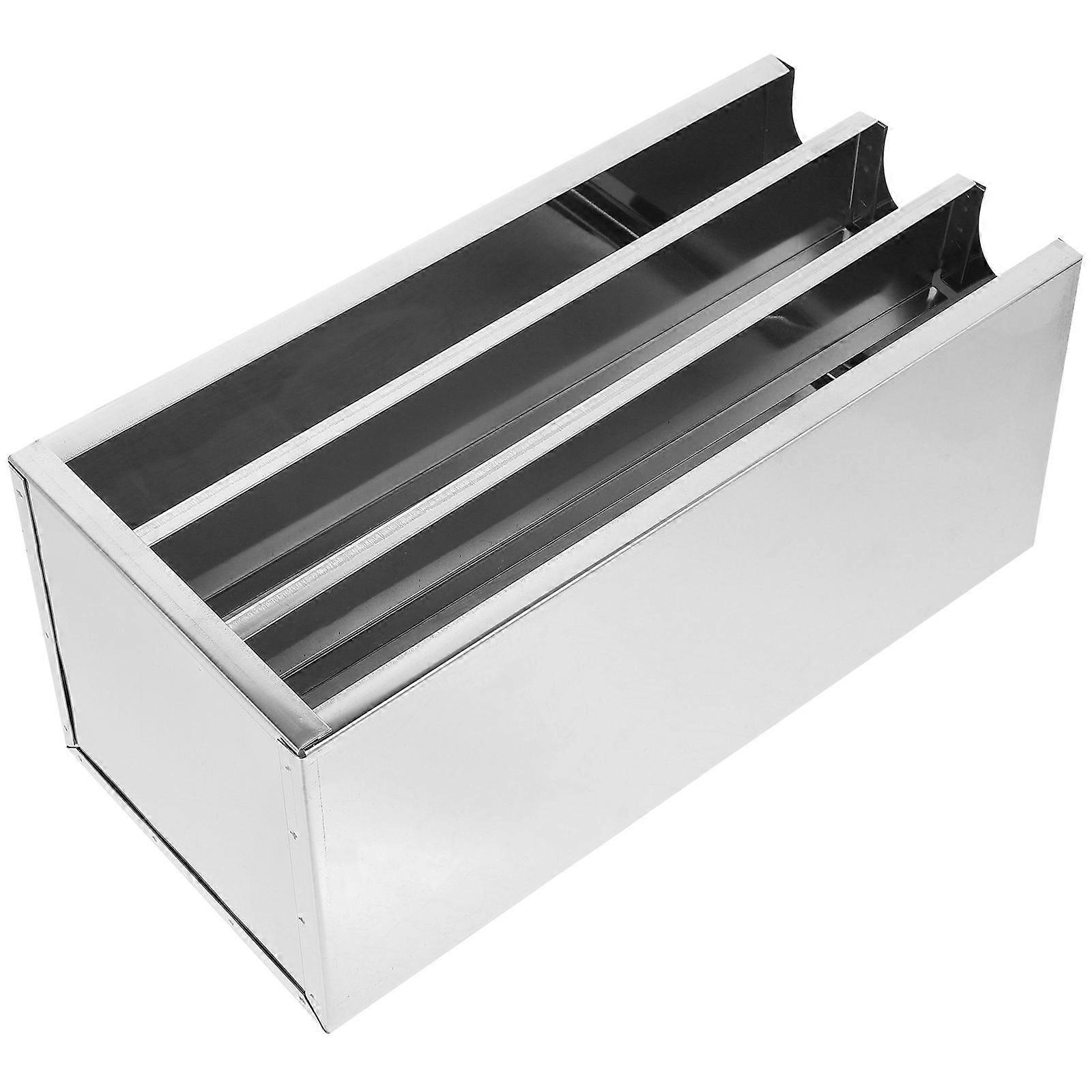 Stainless Steel Cutter Holder Kitchen Rack for Cutter Storage 2Pcs Silver