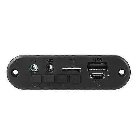 MP3 Decoder Board Bluetooth-compatible 5V 2x3W Amplifier 5 Call Recording 3.5MM Microphone Supports Amplifier 2025