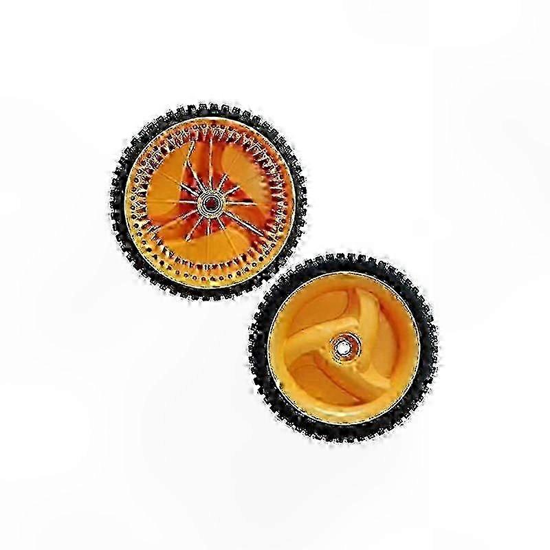 2-Pack Replacement Lawn Mower Wheels, 53-Tooth Drive Wheel Compatible with Multiple Brands and Models