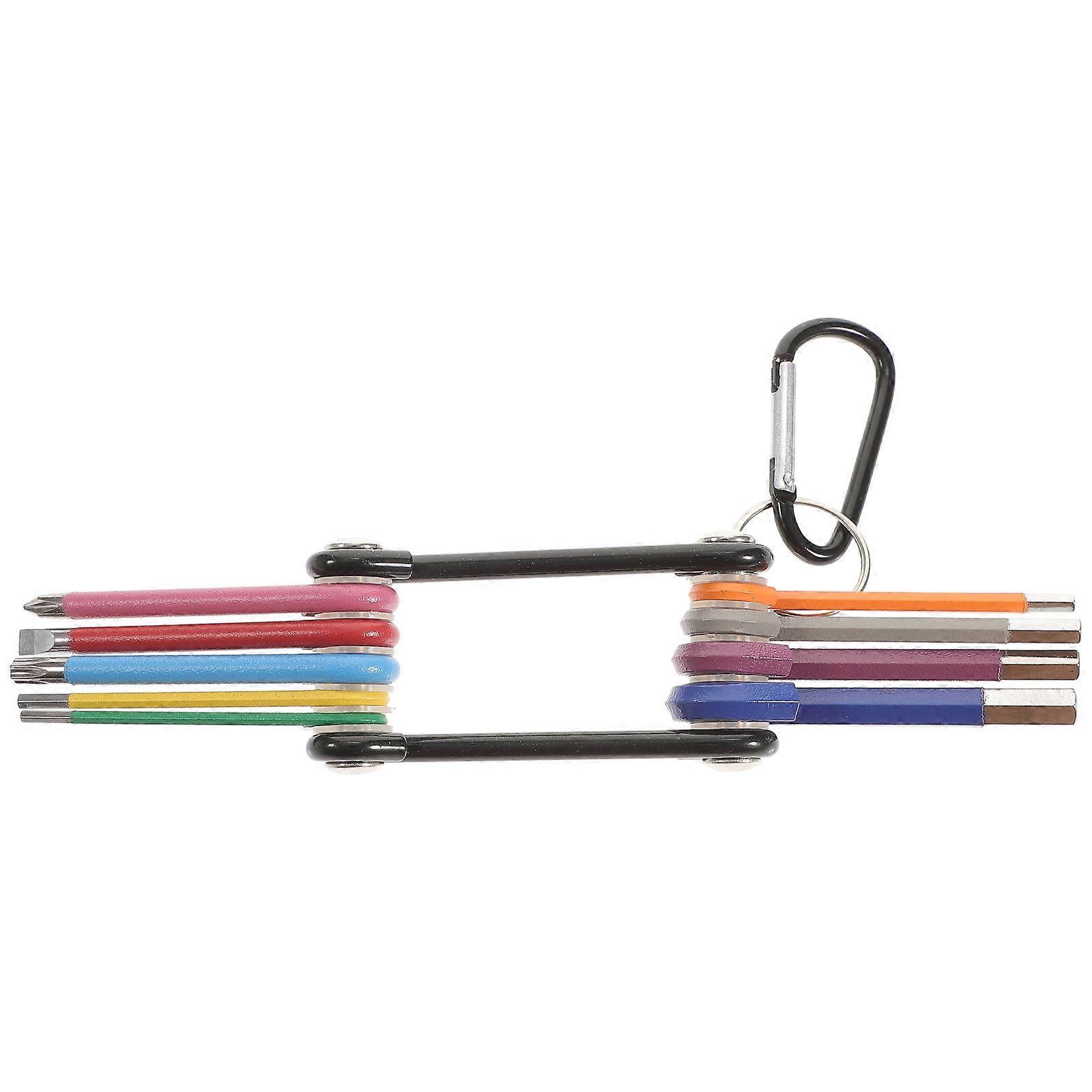 1Set Hex Wrench Set for Car Foldable Repair Tool