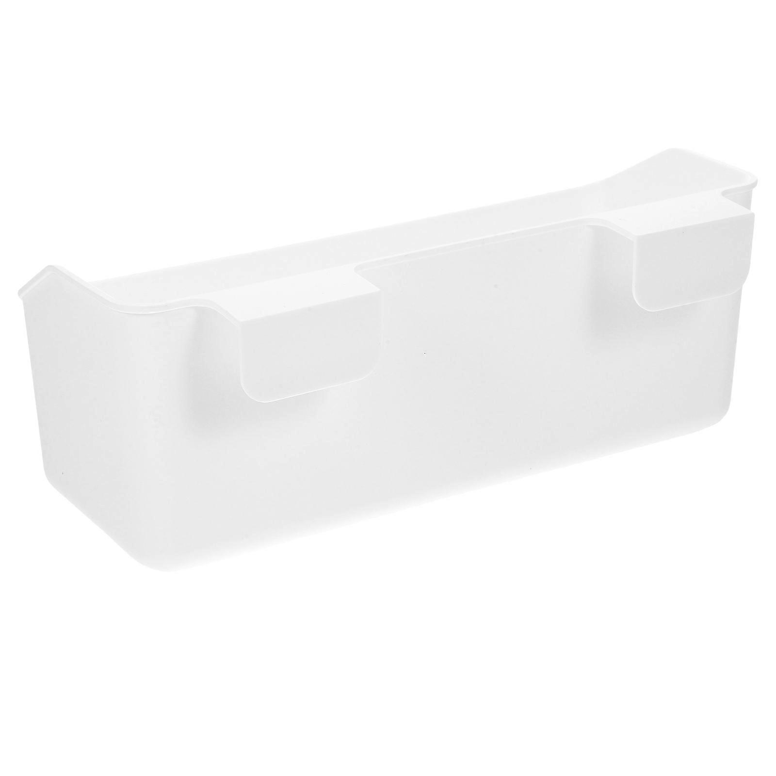 Cabinet Door Rack Storage Case Home Kitchen Rectangular White 25.60X12.50X10.60CM Kitchen Organization 1Set