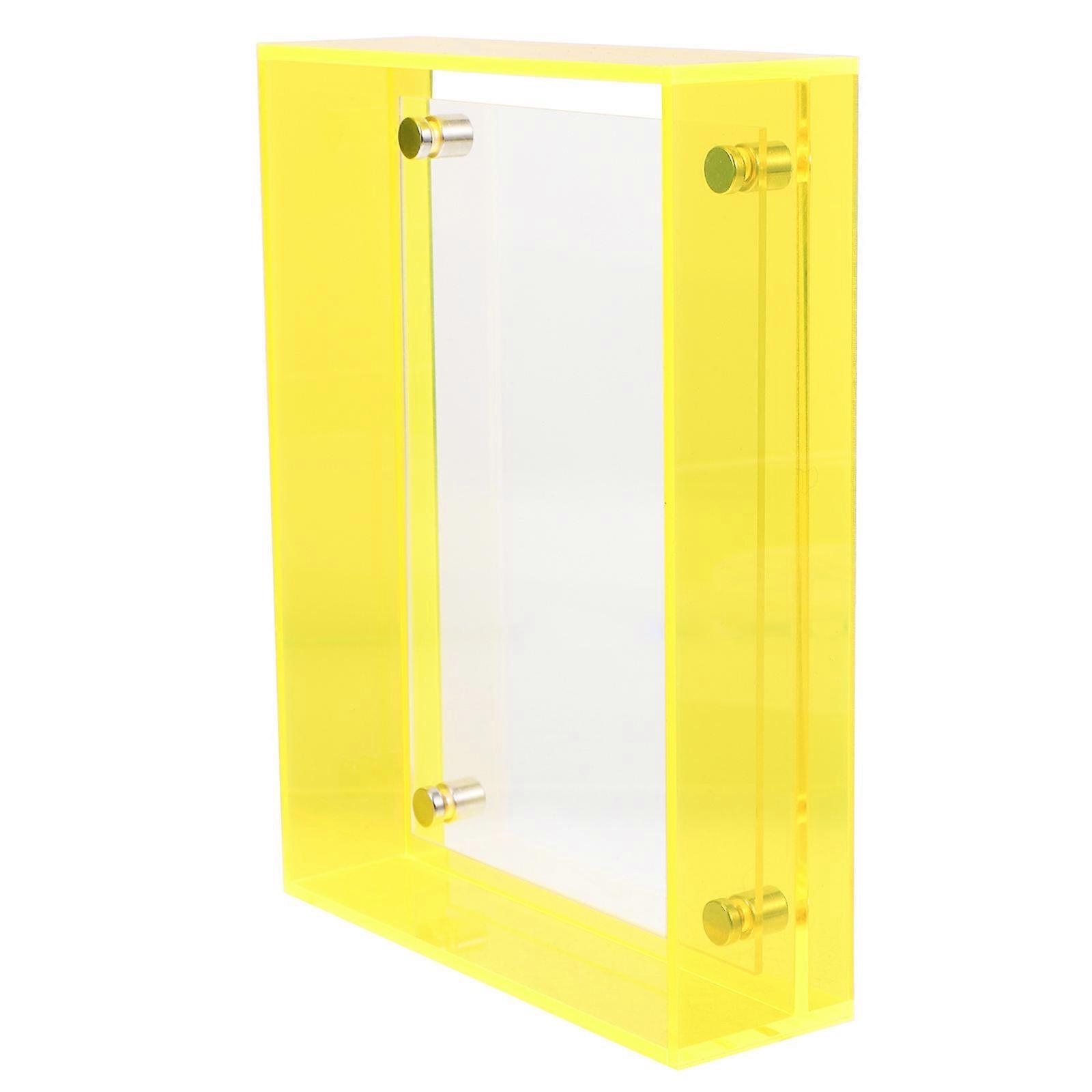 Transparent Photo Frame For Home Decor Indoor Use Modern Decoration Rectangle Design 1Pack