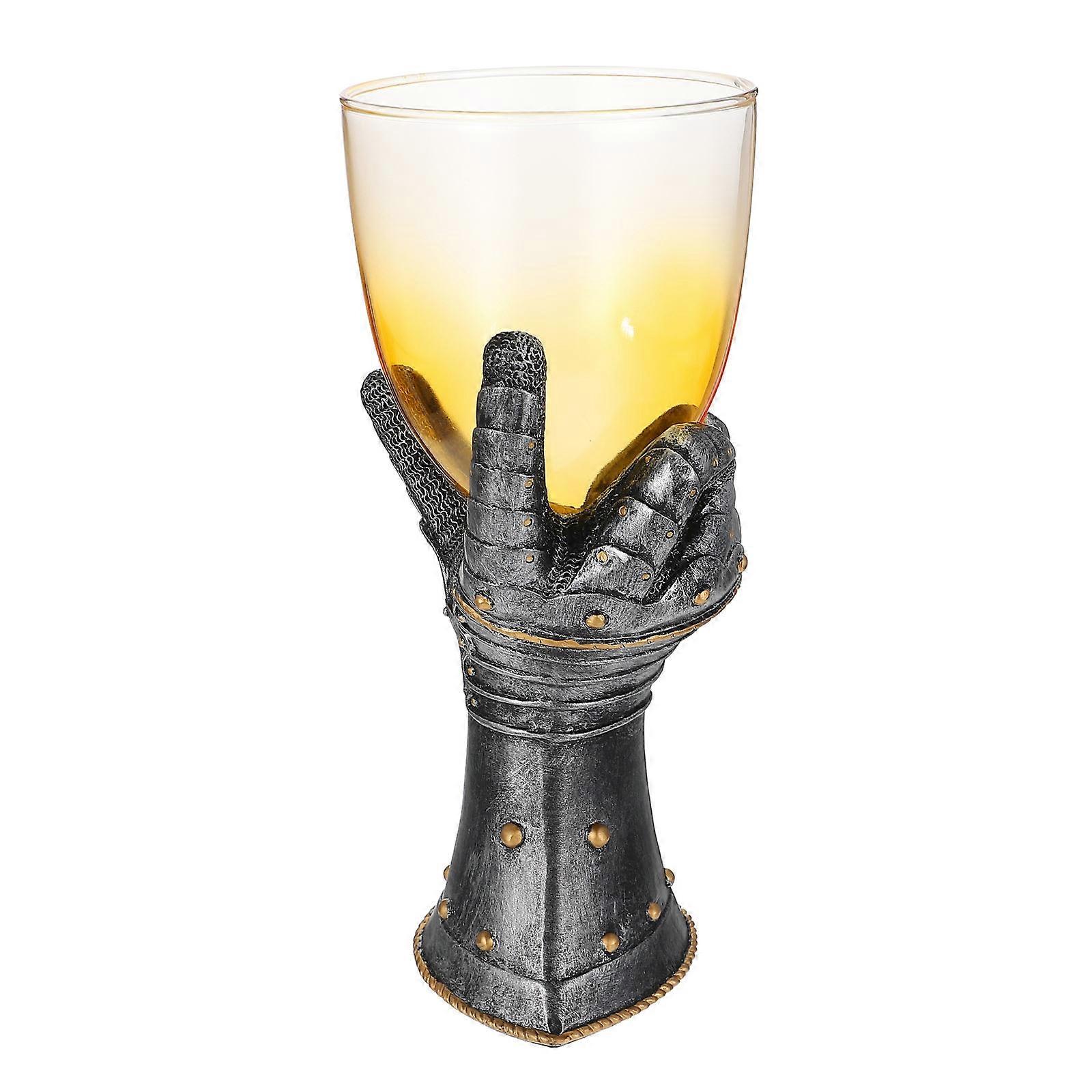Lot de 3 verres à vin décoratifs au design unique pour un usage domestique