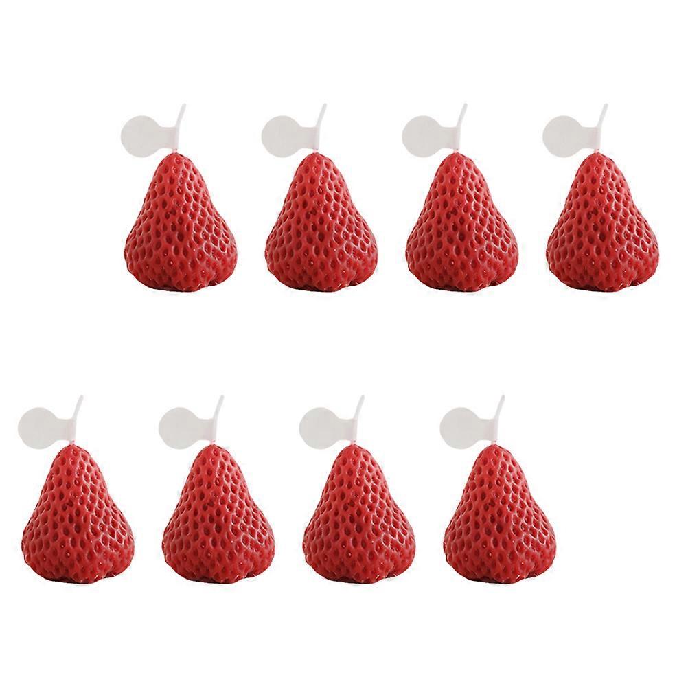 Creative Strawberry Candle Mini Scented Candle for Home Use 24Pcs