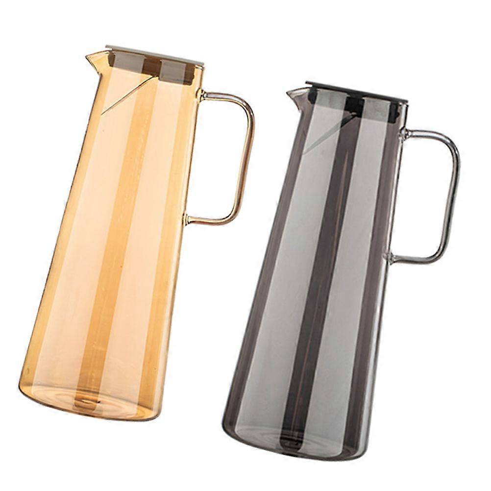 Cold Water Kettle Water Pitcher for Home 4Pcs Glass Large Capacity