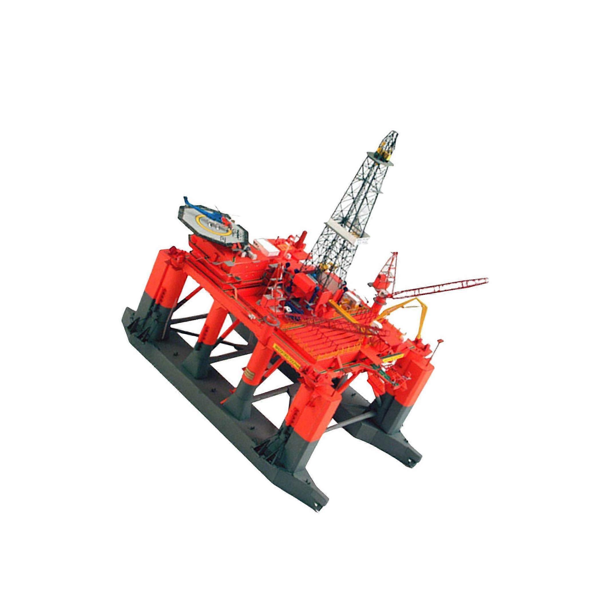 3D 1/400 DIY Semi Submersible Oil Drilling Platform Model Creative Gift