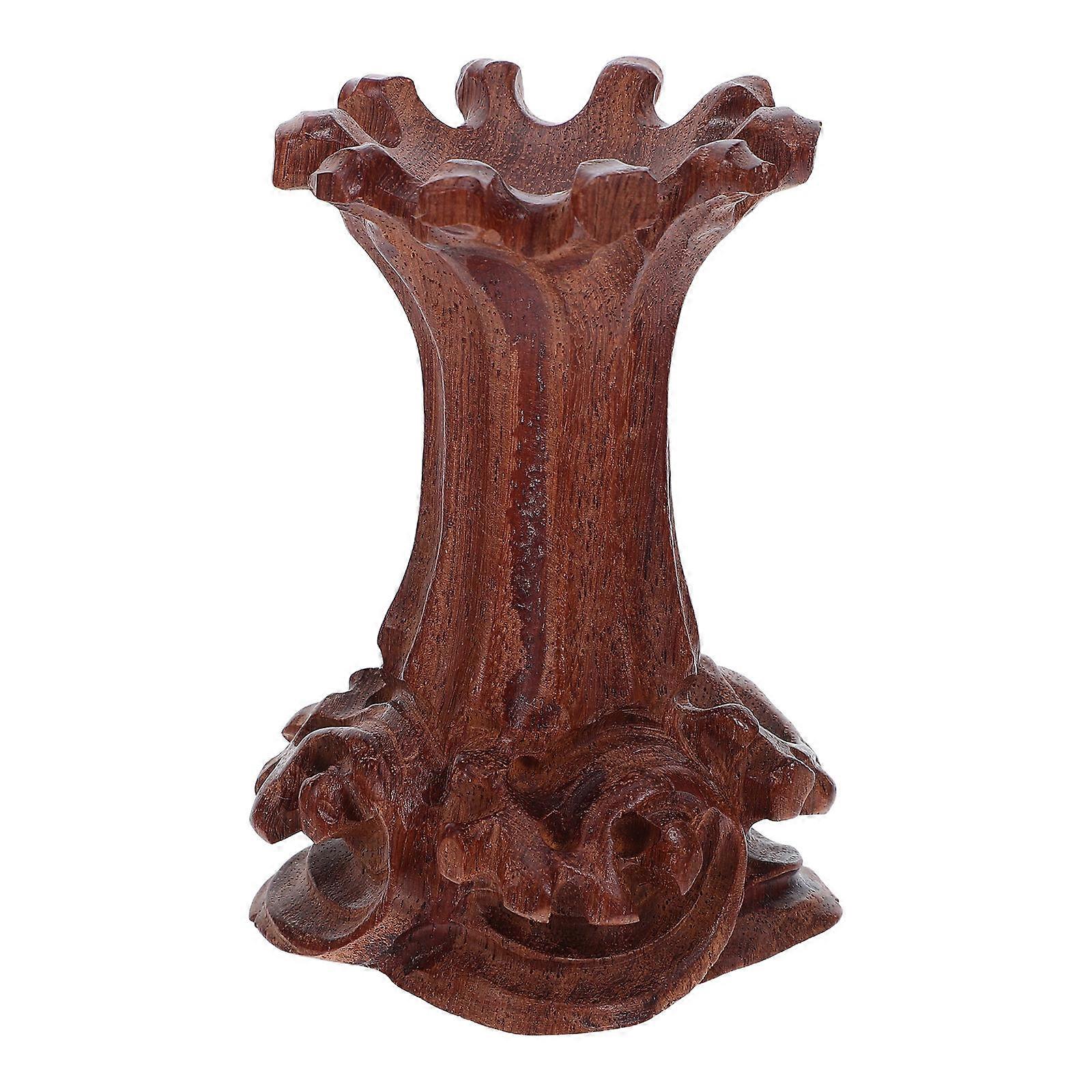 Sphere Wood Holders Crystal Display Stand for Crystal Spheres Brown Wood Material Function 1Pcs