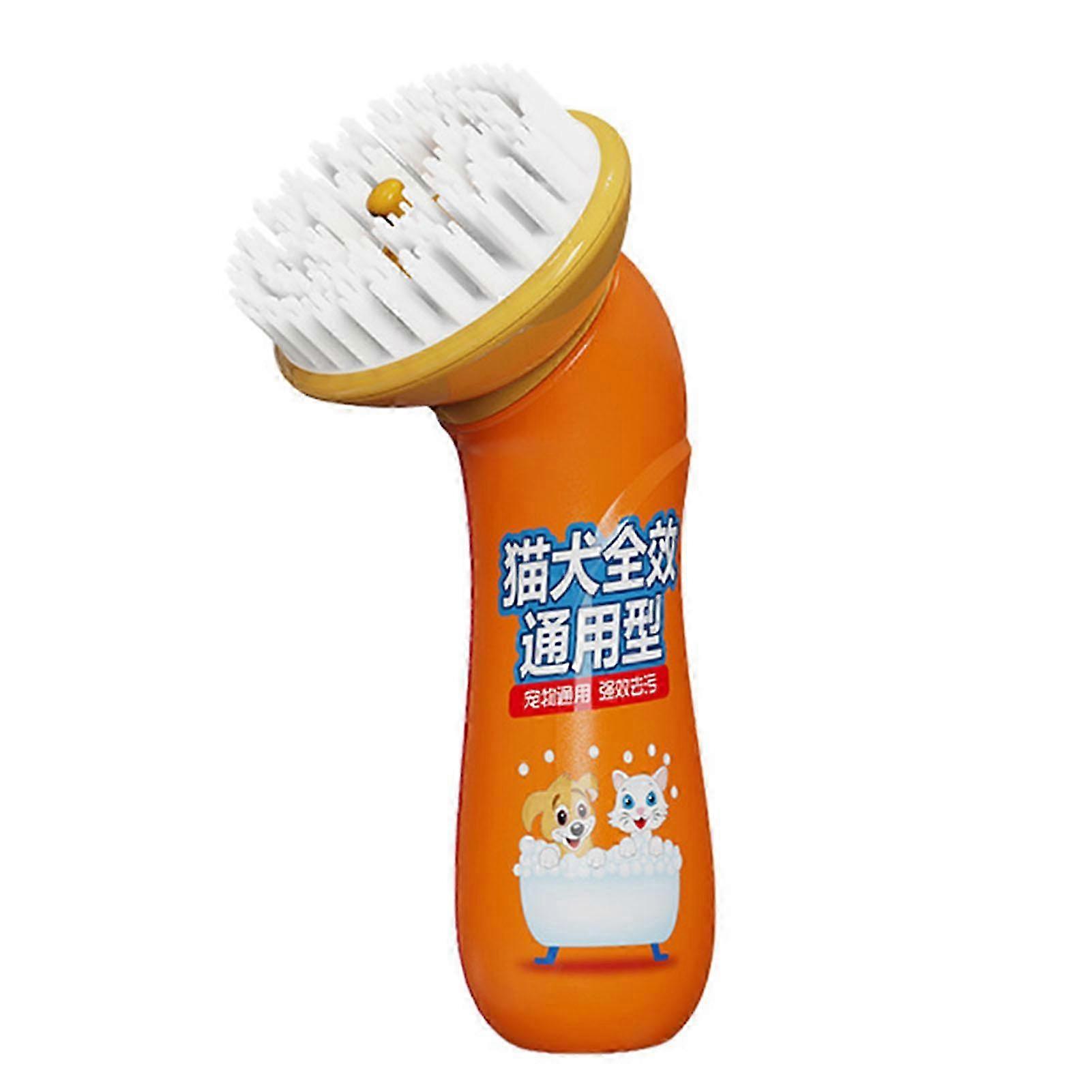 Silicone Pet Bath Brush with Non-Slip Handle Durable Lightweight Pet Massager for Cat Dog Pet Puppy