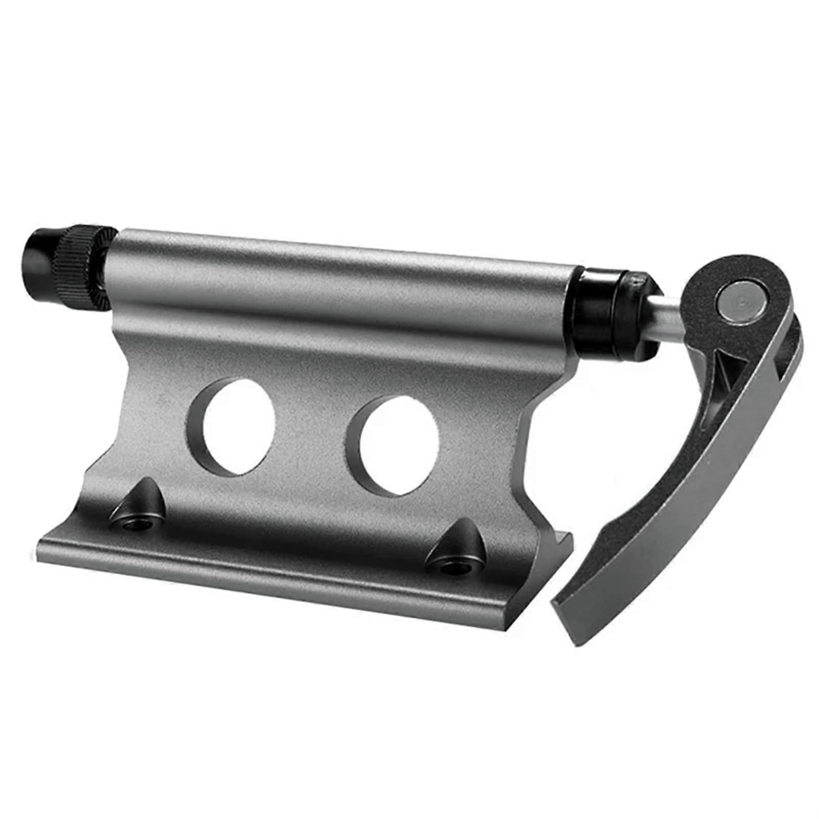 Bicycle Front Fork Quick Release Retaining Clip Removable Attaching Clamp Portable Cycling Part For Bicycle Racks Silver