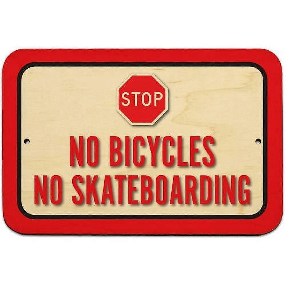 Señal de no bicicletas ni patinetas