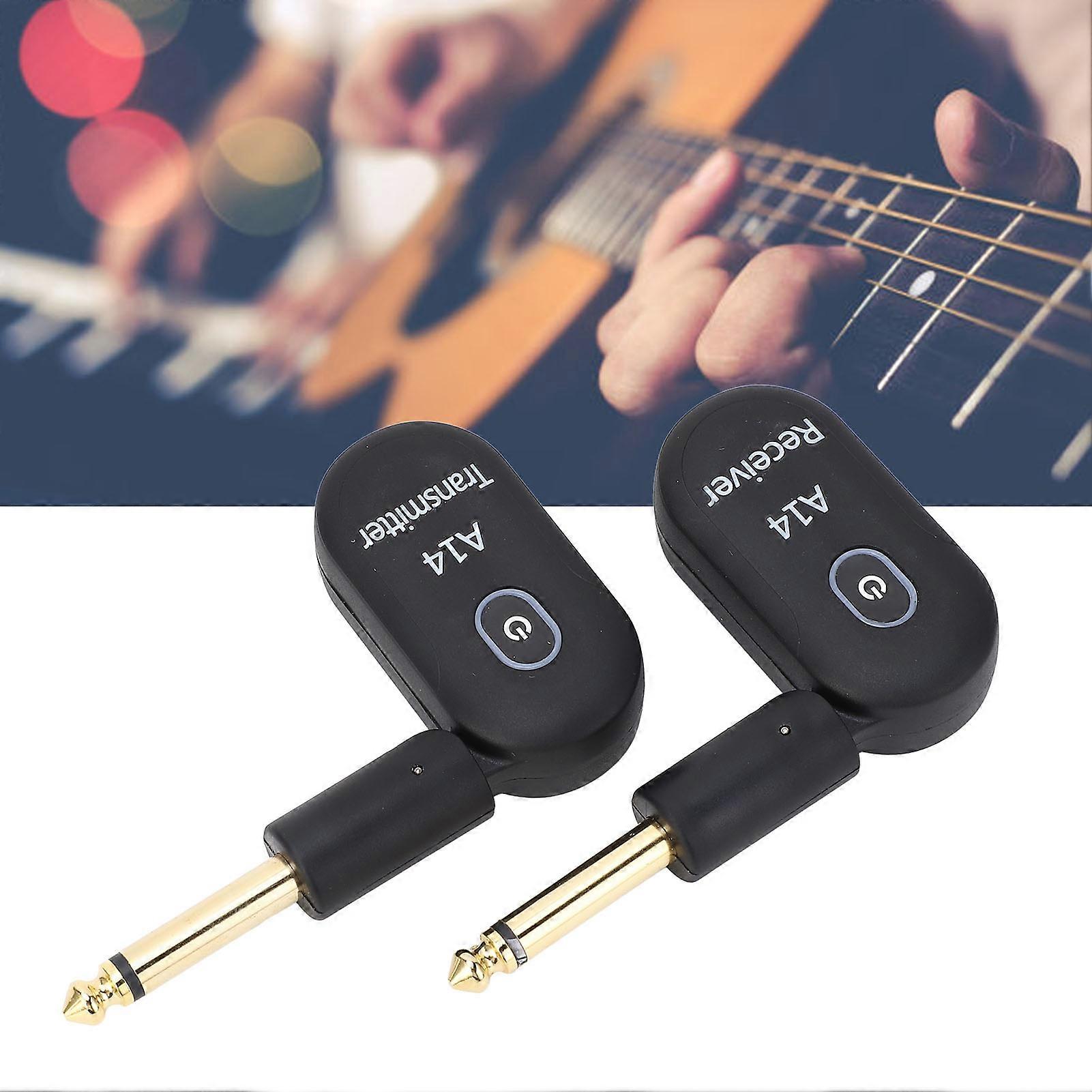 Bezprzewodowy system gitarowy A14 Odbiornik USB 2,4 GHz Zasięg 100 stóp