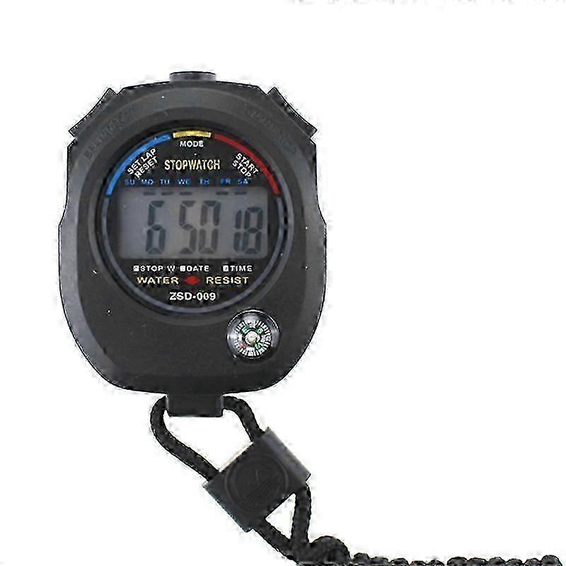 Sports Electronic Digital Stopwatch Timer - Interval Timer with Large Display 5Pcs