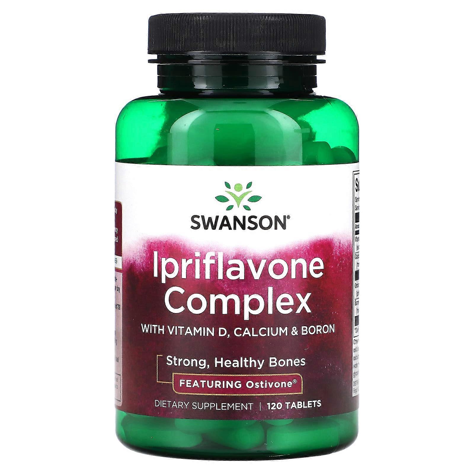 Ipriflavone Complex with Vitamin D, Calcium & Boron, 120 Tablets