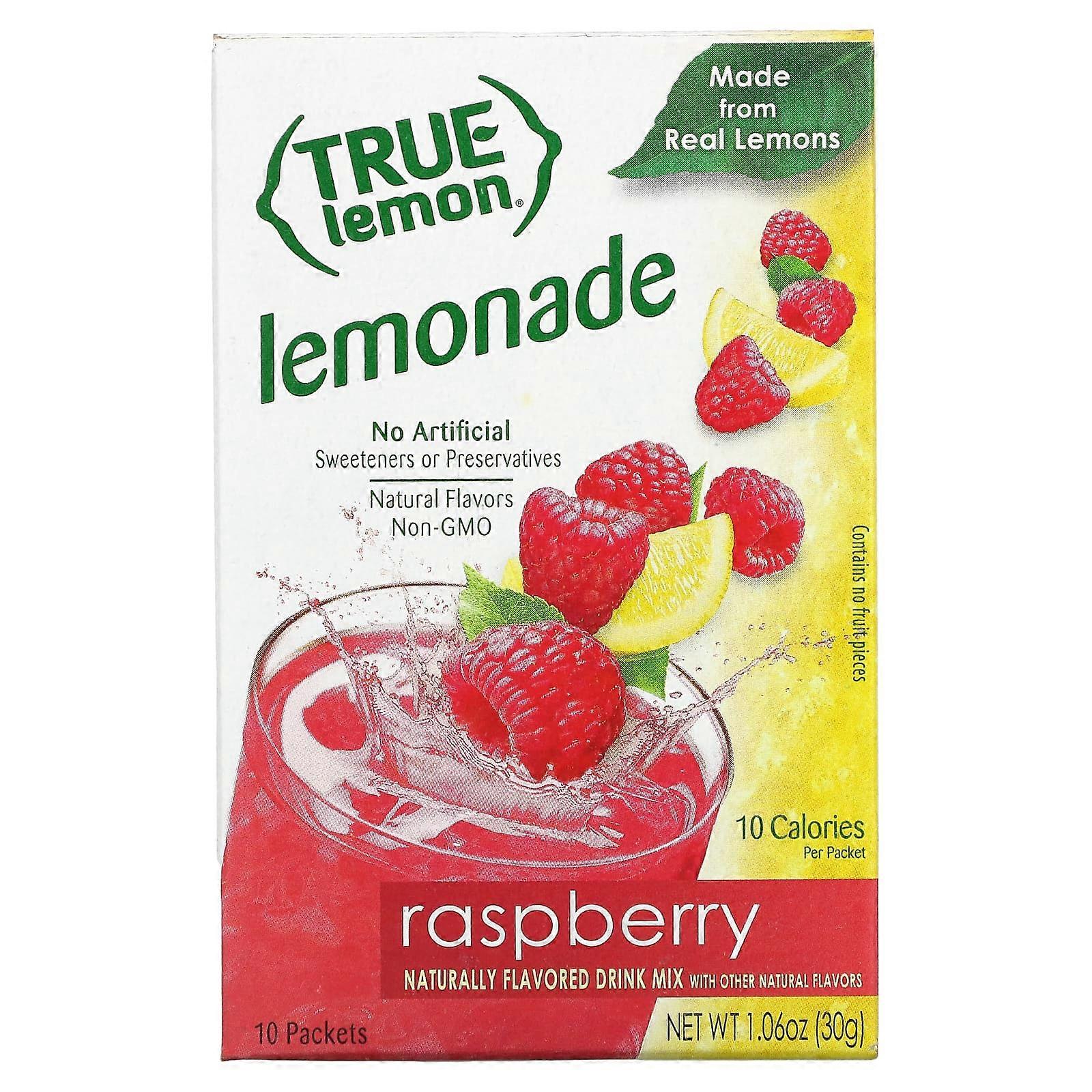 True Lemon, Raspberry Lemonade, 10 Packets, 0.11 oz (3 g) Each